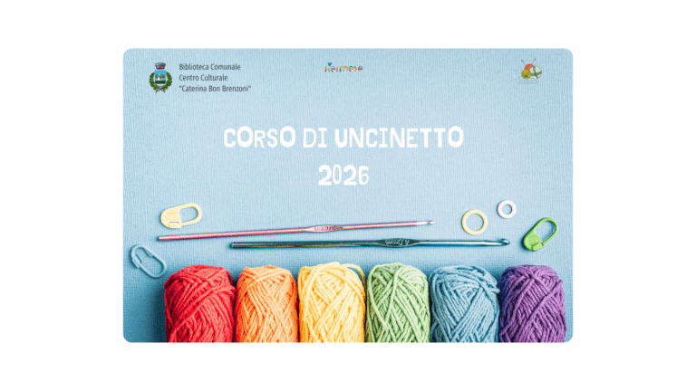Scopri di più sull'articolo Corso di Uncinetto per Bambini 2026 – Biblioteca di Sant’Ambrogio di Valpolicella